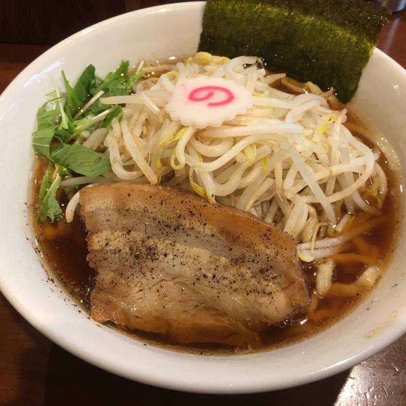 鰹出汁醤油豚そば(ヤマネコ軒)