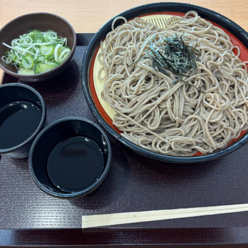 ざる蕎麦特盛(十割そば 二代目長助岡崎美合店)