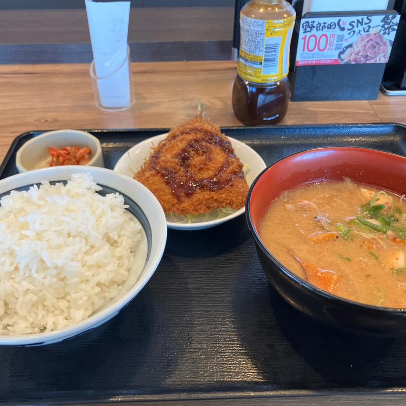 豚汁定食(野郎めし 大泉店)