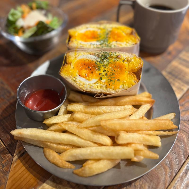 エッグベイビーサンド&フレンチフライ(エッグベビーカフェ)