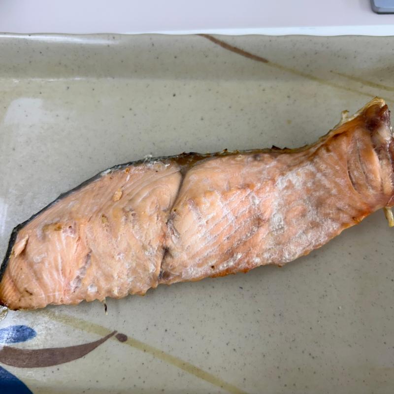 鮭塩焼き定食（おさかな定食）(札幌市役所地下食堂)