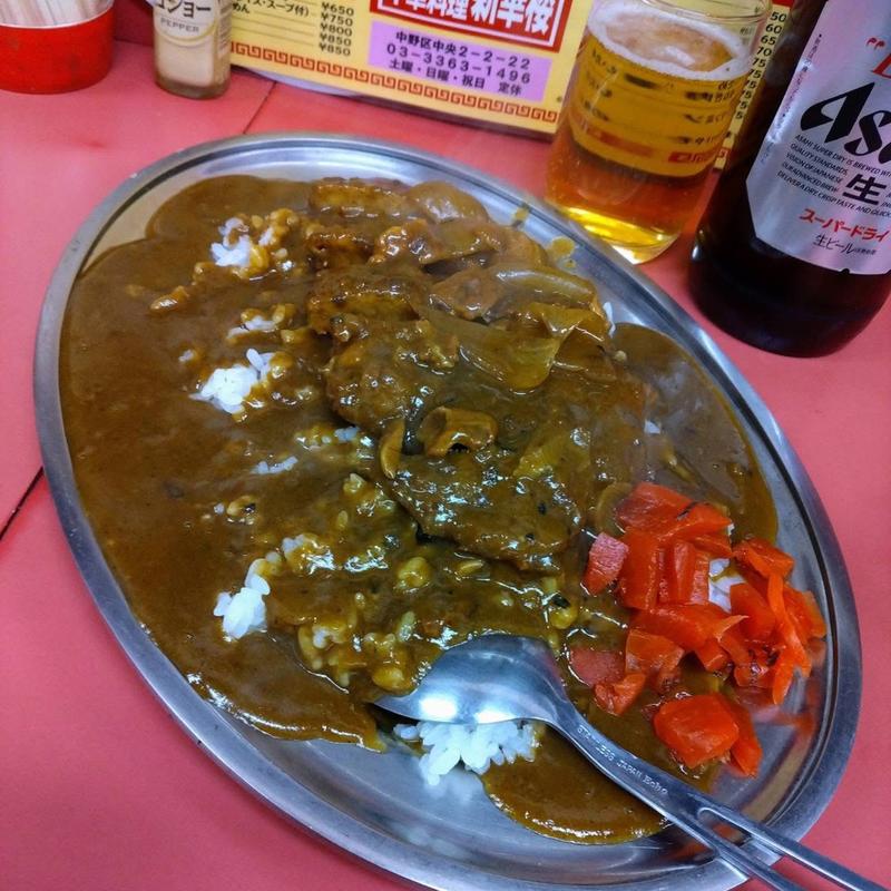 カツカレー(新華楼)