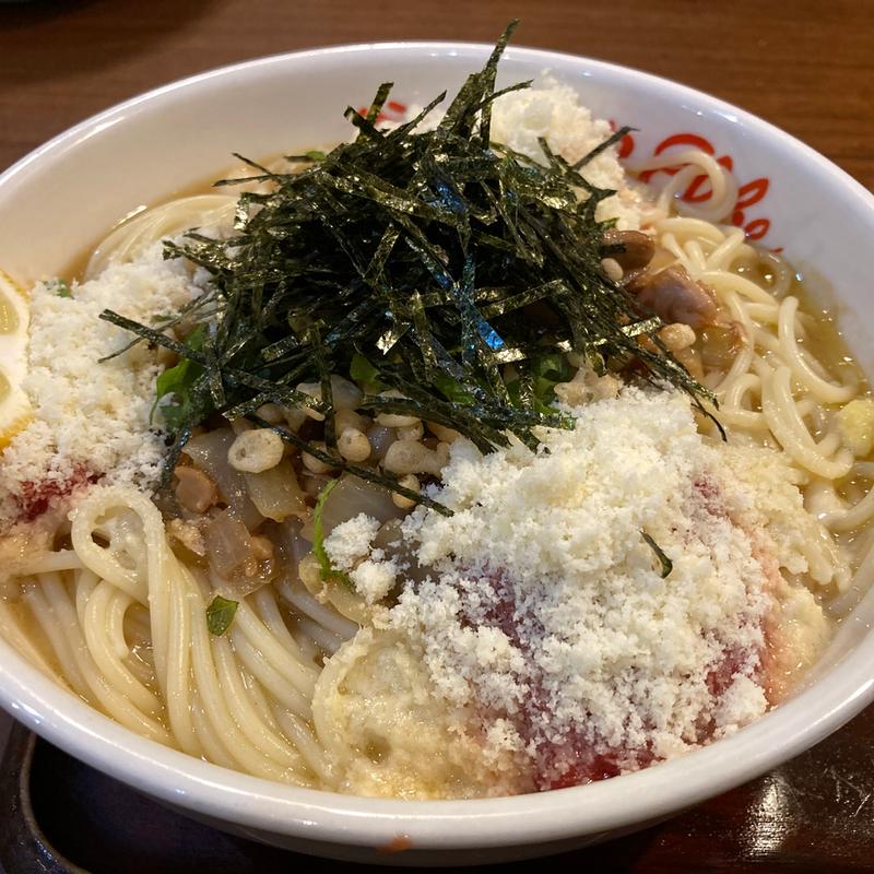 スープ納豆パスタ(エルベ （谷川のパスタ エルベ）)