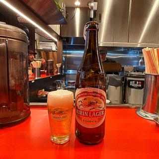 瓶ビール(レバニラ中華 満腹)