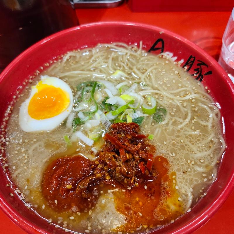 激辛豚骨ラーメン(Agu豚)