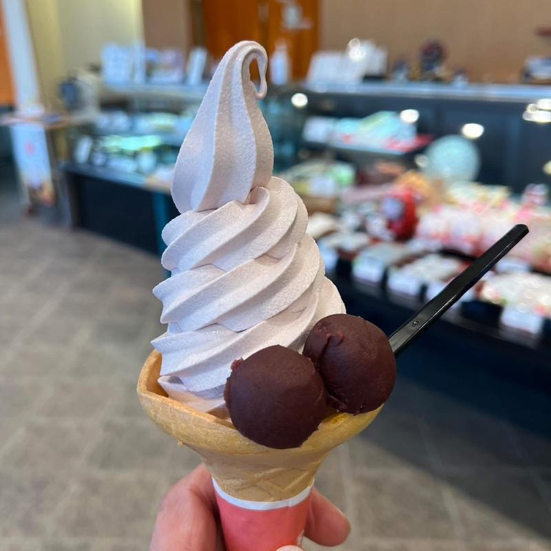 あんころソフトクリーム(圓八 本店)