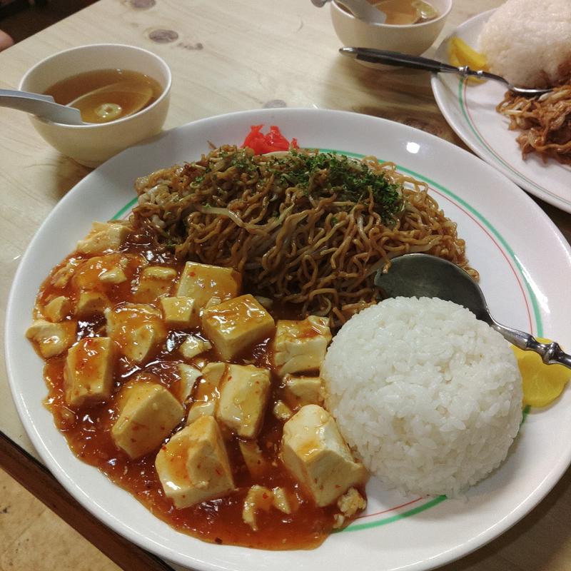 Bセット（やきそばマーボーライス）(かっぱ飯店 )