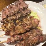 焼き鳥 皮 はつ 肝