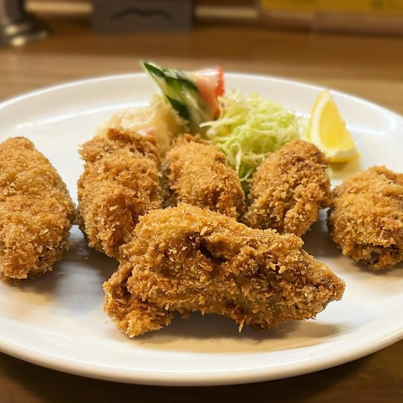 カキフライ×2(洋食の店自由軒)