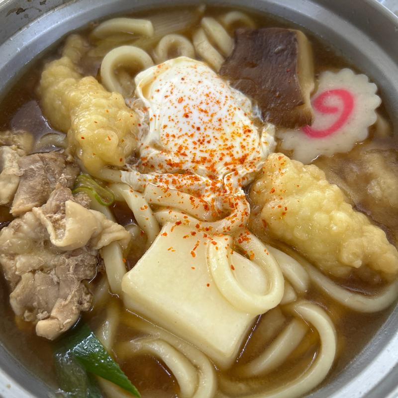 鍋焼きうどん(札幌市役所地下食堂)