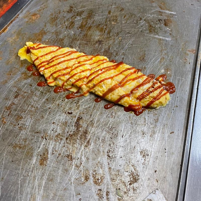 オムレツ(もんじゃ焼 もんじゃ屋)