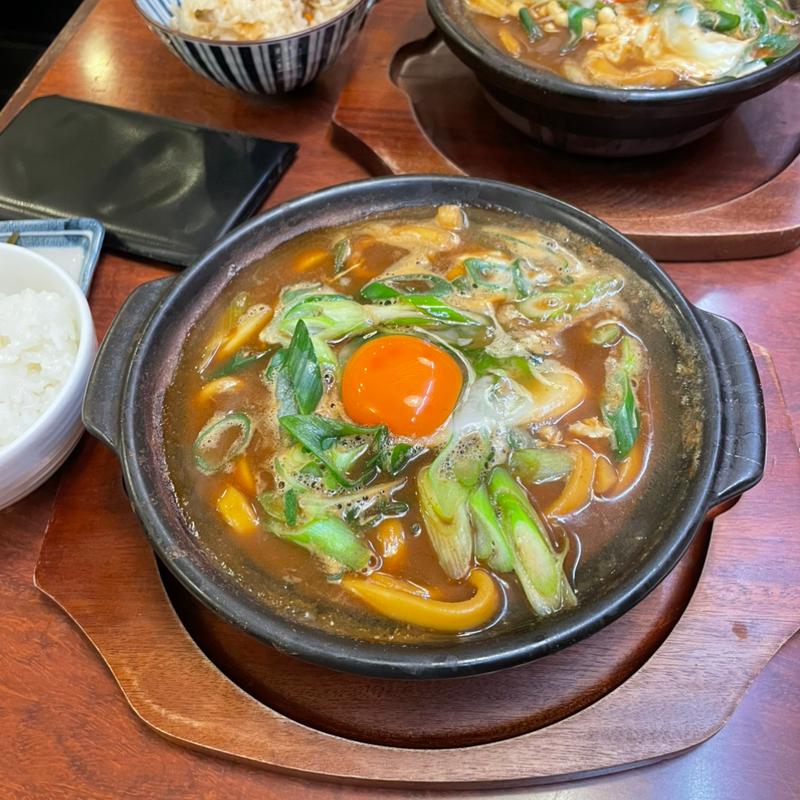 味噌煮込うどん(きしめんあまの)