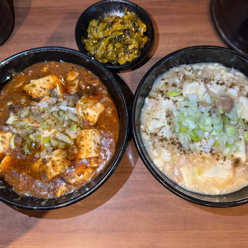 W麻婆豆腐定食(麻婆豆腐TOKYO 神田本店)