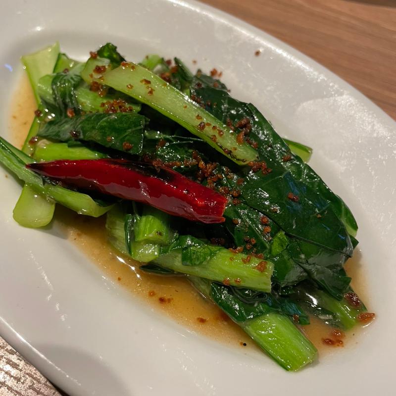 青菜炒め(jiubar)