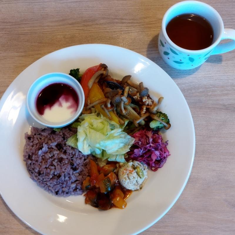 黒酢あんかけチキンとお野菜プレート(ドリンクバーつき)(デニーズ 亀有駅前店 )