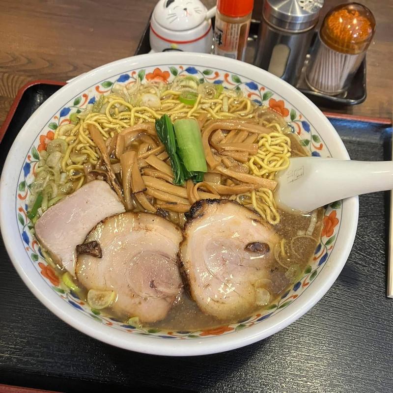 醤油シナチクラーメン 大盛り(らぁめん とん平)