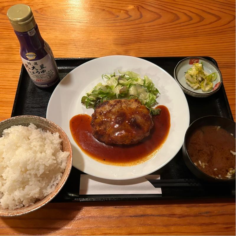 ハンバーグ定食(レストラン【ママのごはん】)