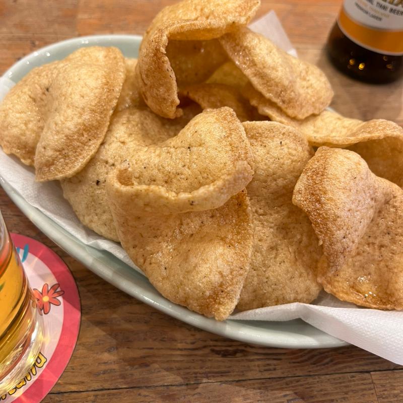 カオ・キヤップ・クン (タイ風エビセン)(タイストリートフードbyクルン・サイアム 池袋店)