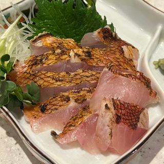 炙り金目鯛の刺身(とりさだ)