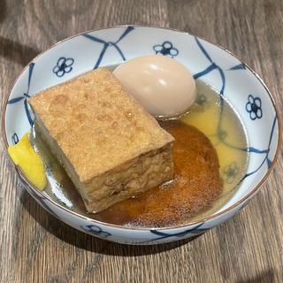 おでん三種盛り(蕎麦とお酒 そばちょこ)