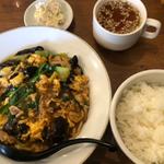キクラゲと豚肉の玉子炒め定食(中華ダイニングOto)