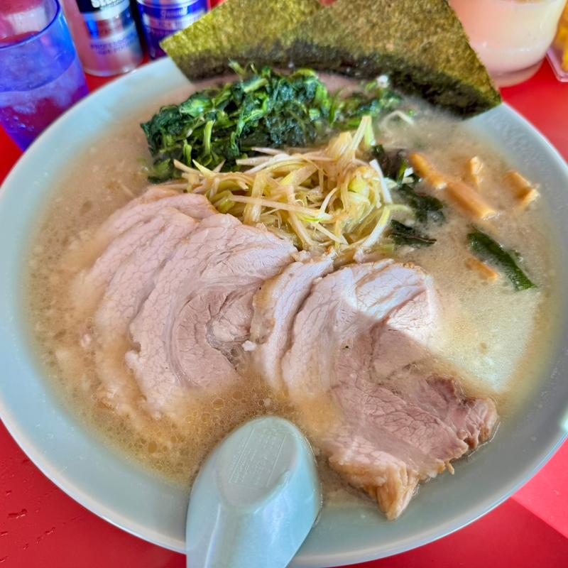 ネギチャーシュー中盛＋ほうれん草(ラーメンショップ 境店 )