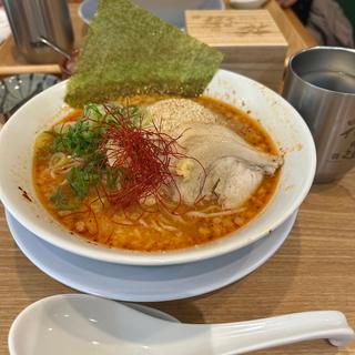ゴマ薫るピリ辛味噌そば(おダシと銀しゃり 中華そば 花道)
