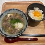 肉汁どうふ　たまごかけごはんセット(肉うどん・肉どうふ えん ASTY静岡店)