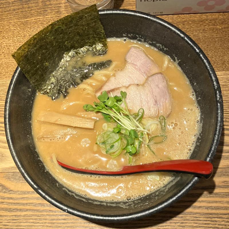 豚ちゃんラーメン(麺部 しば盛)