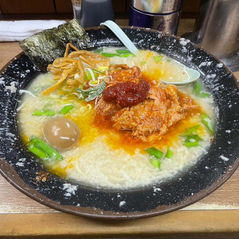 ホルモンメンハーフ(とんこつ貴生 松戸本店)