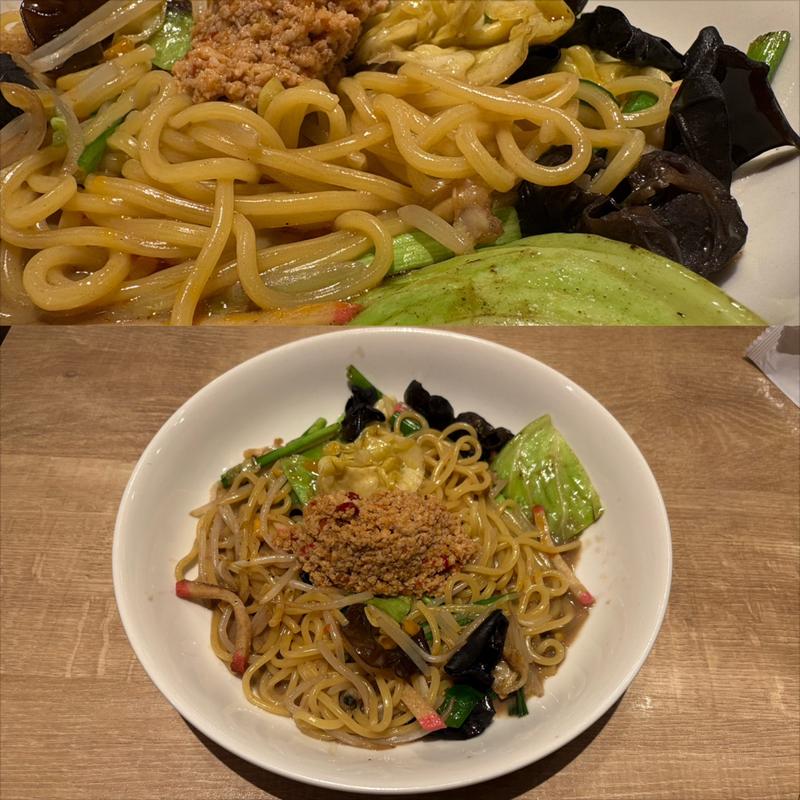 焼きちゃんぽん (ピリ辛の台湾風そぼろ)(横浜五番街いち五郎)