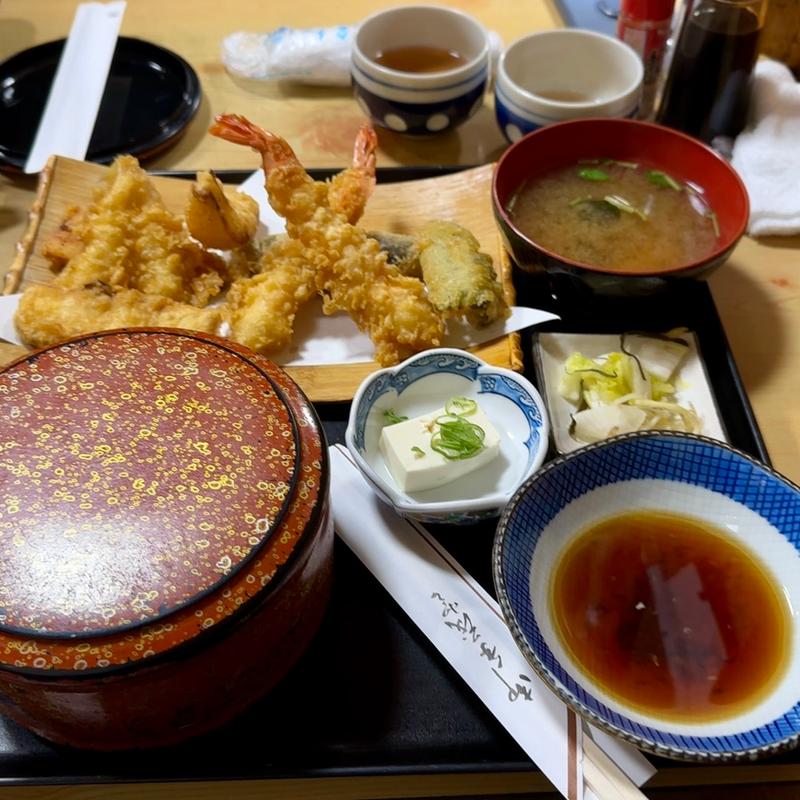上天ぷら定食(天ぷら かんだ)