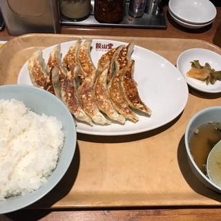 W餃子定食(餃子製造直販 餃山堂)