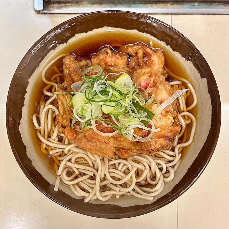 桜えび天そば(そば処 JR北千住駅2番線ホーム店)