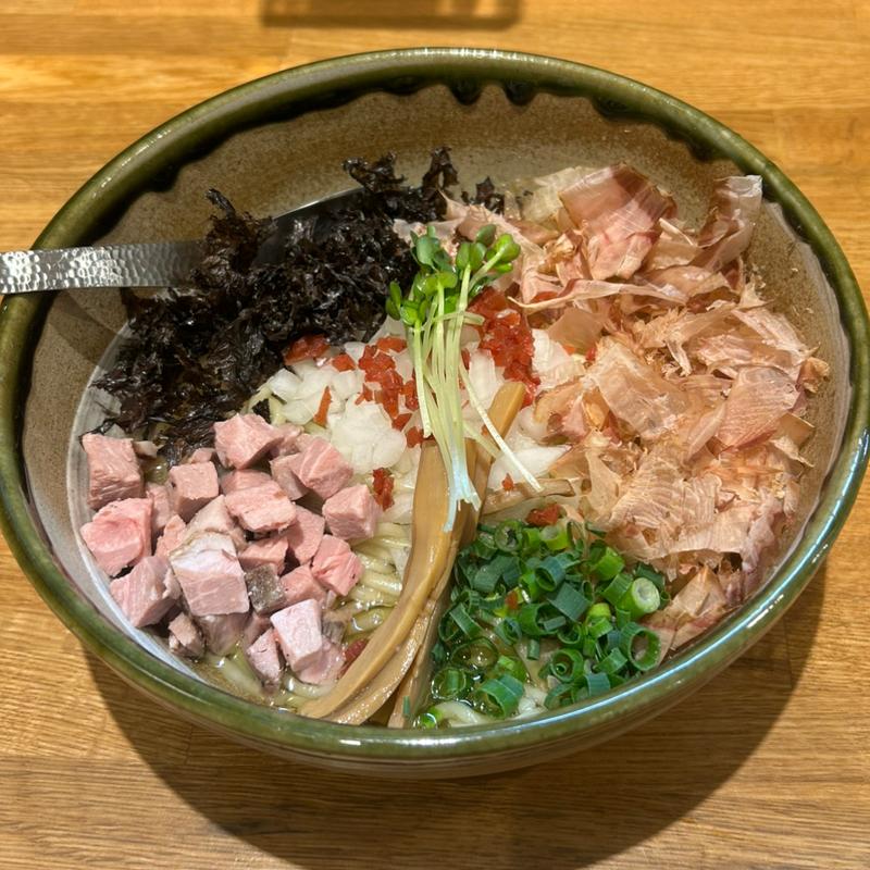 限定　梅まぜそば(麺や結)