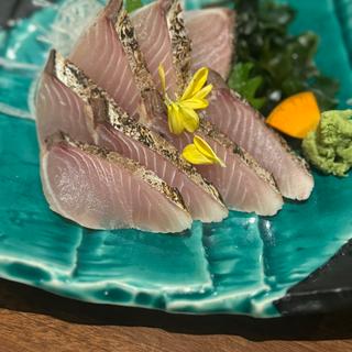 さわら炙り霜降刺し(河岸番外地 田町店 )