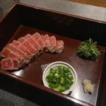 黒毛和牛フィレ肉のタタキ(れすとらん 源ちゃん)