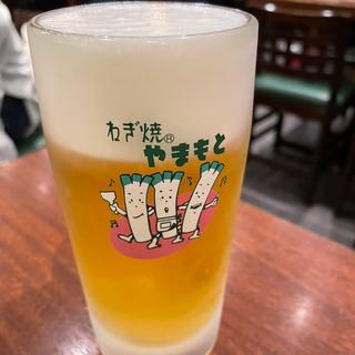 生ビール(ねぎ焼 やまもと 梅田エスト店)