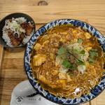 麻婆豆腐ラーメン【金・土・日限定ラーメン】(中華そば 肴 yamago(ヤマゴ))