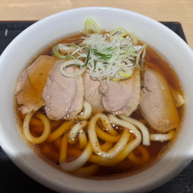 鴨うどん(いろり庵きらくそば 五反田)