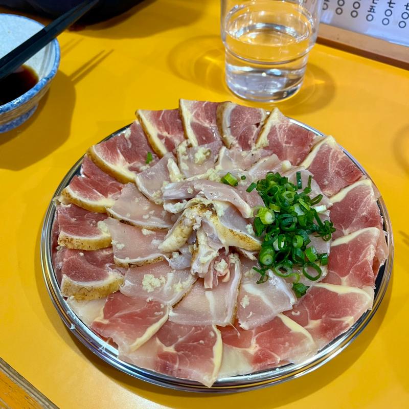 地鶏のタタキ(泰勝軒 )