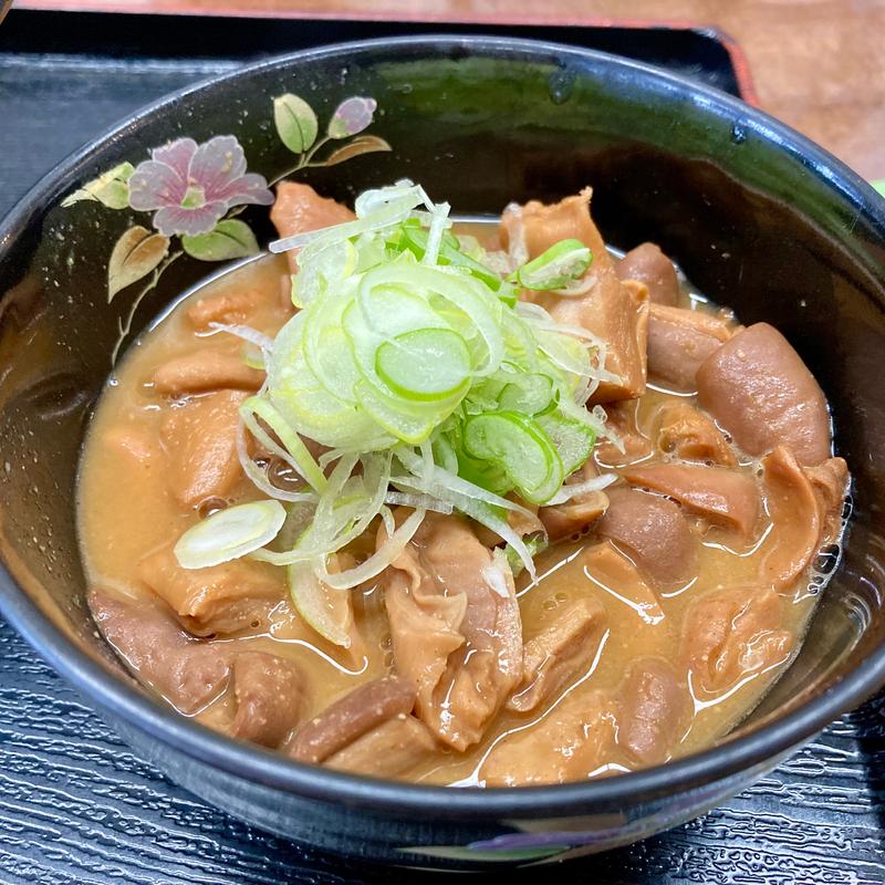 もつ煮(道の駅 湯西川 レストラン)