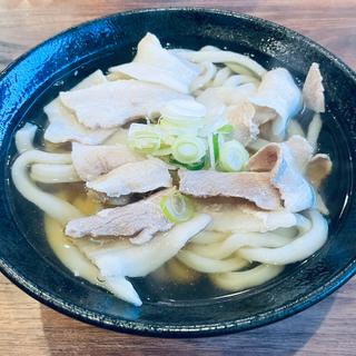 肉かけうどん(手打ちうどんわだや)