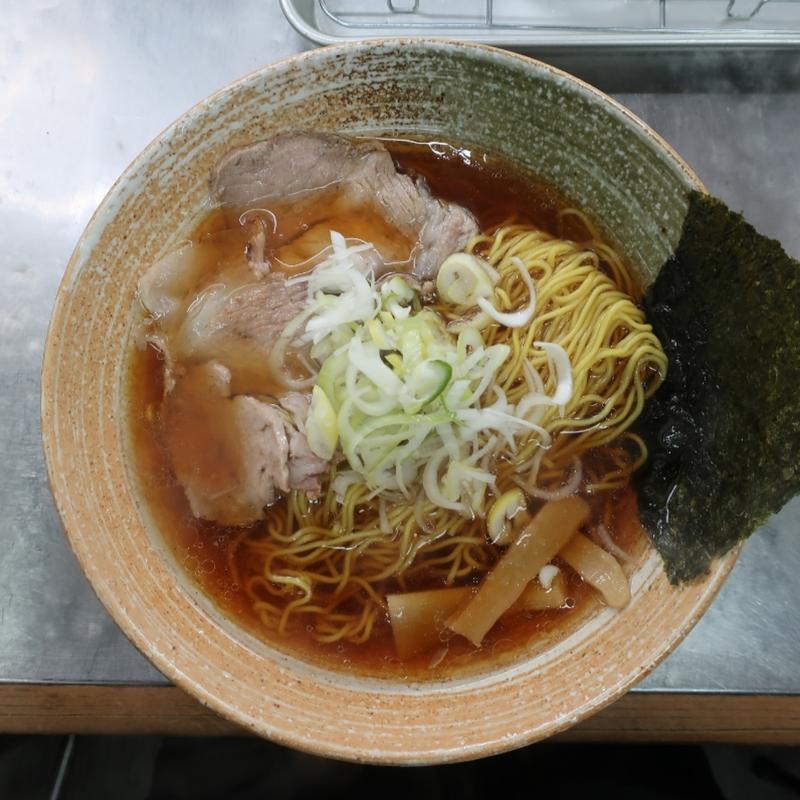 覆麺ラーメン正油(阿波尾鶏・牛骨・乾物の出汁)(覆麺 智 （ふくめん とも【旧店名】覆麺）)