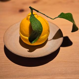 三宝柑の杏仁豆腐(にしぶち飯店 )