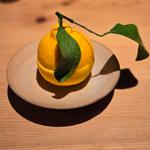 三宝柑の杏仁豆腐(にしぶち飯店 )