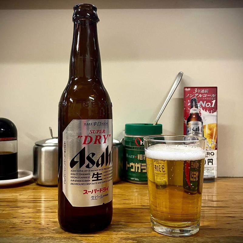 ビール(ラーメン 六角家)