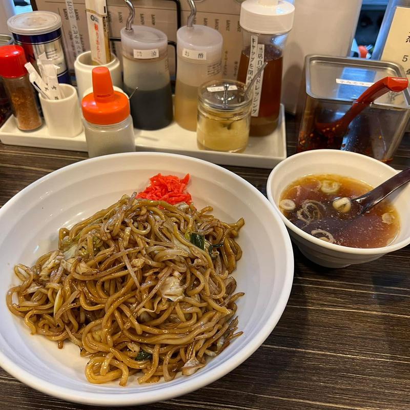 焼きそば(元祖中華つけ麺大王総本店)