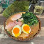 のり玉チャーシュー麺 ほうれん草(神田ラーメン わいず)