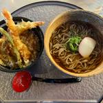 かけそば天丼セット(スカイウェイカントリークラブ)